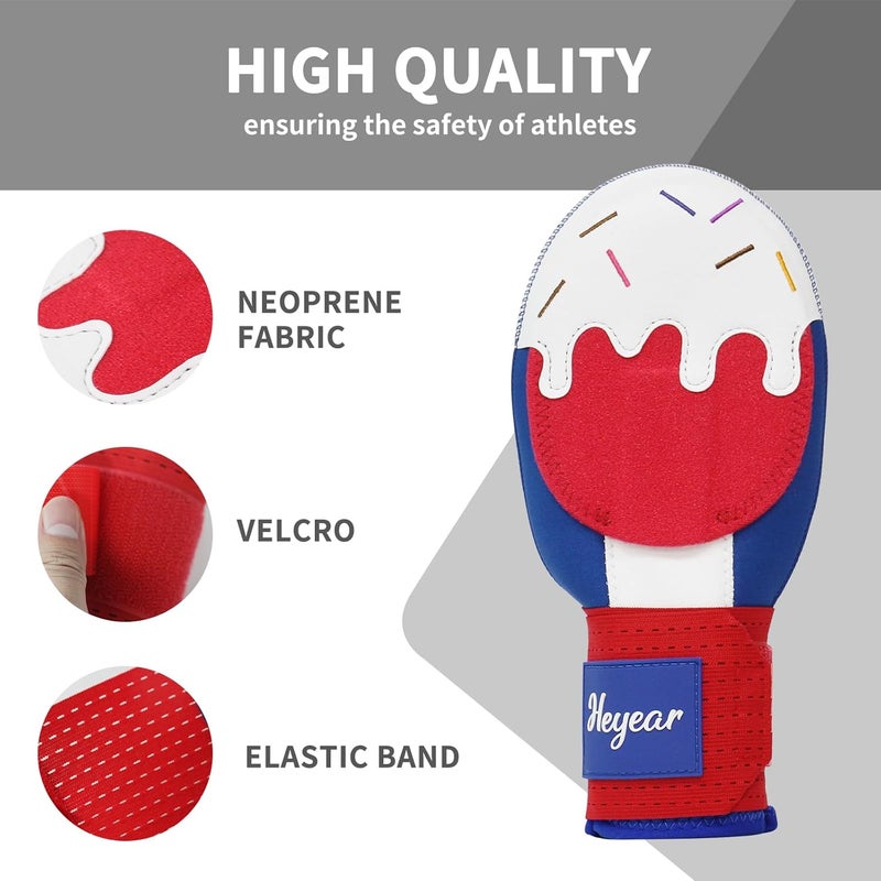 Heyear Baseball Sliding mitt, Sliding Mitt for Youth, Baseball Softball Glove for Hand Protection, Breathable and Durable, Adjustable Elastic Wrist Strap, Ambidextrous Design - Image 3